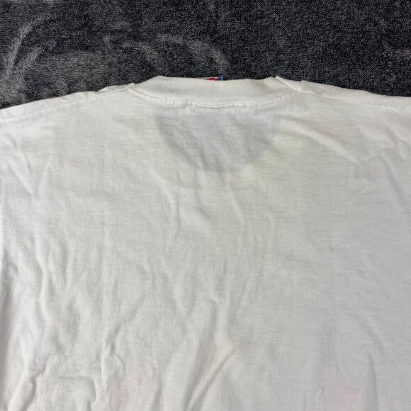 Vtg Fruit Of The Loom Montana Aztec Southwestern T-Shirt Single Stitch Bull L - Picture 9 of 10